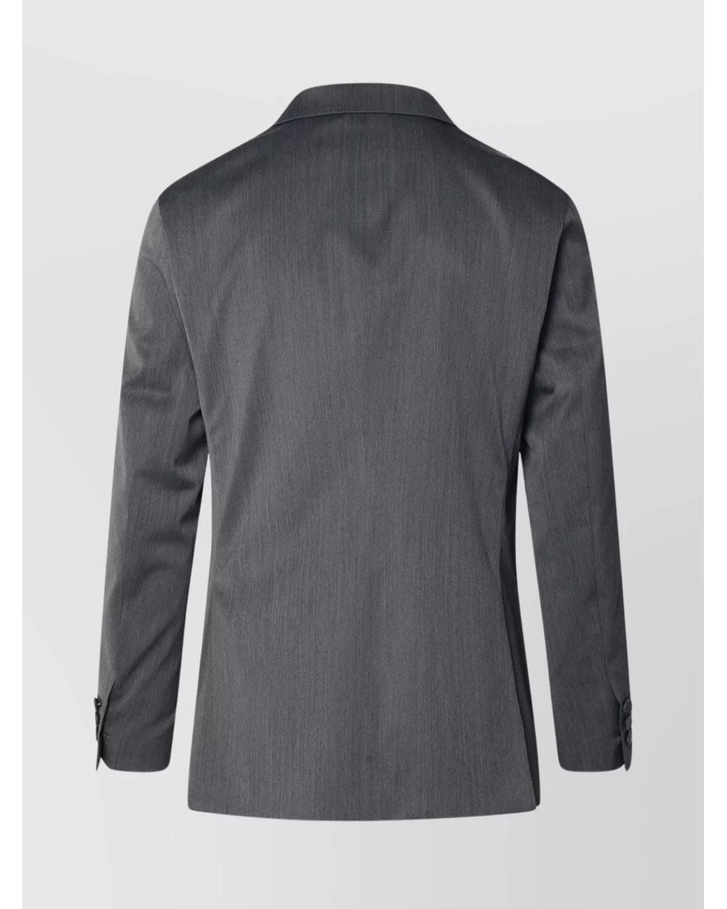 Palm Angels Gray Single-Breasted Blazer for men