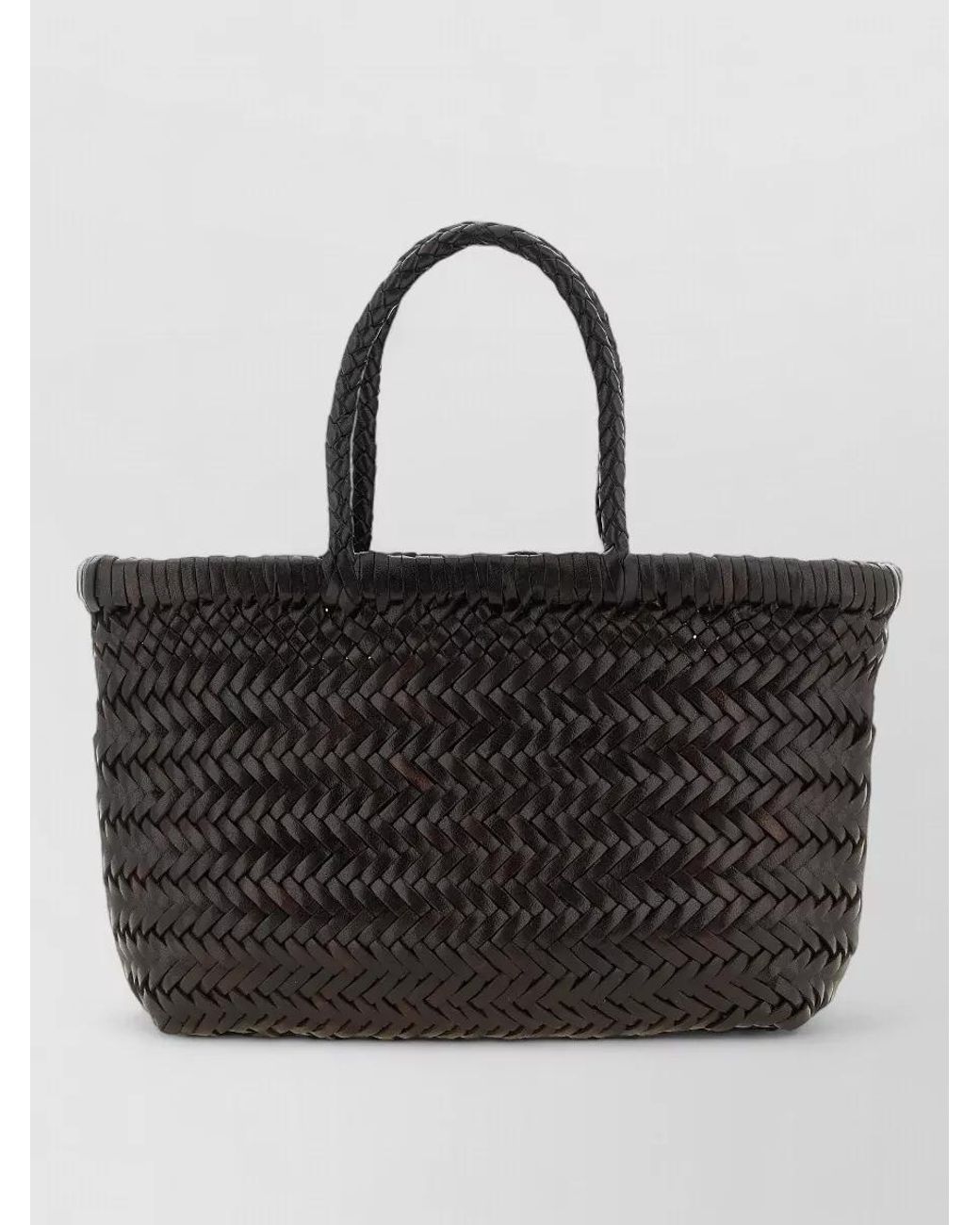 Dragon Diffusion Flat Gora Mini Tote Bag Woven Handles in Black | Lyst UK