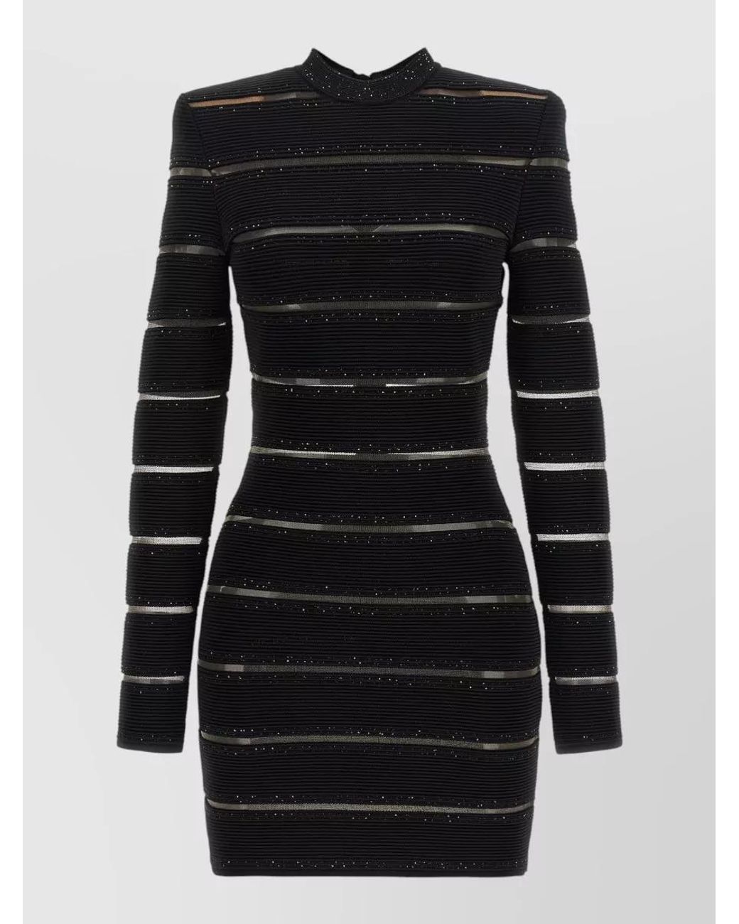 Balmain Black Bodycon Dress
