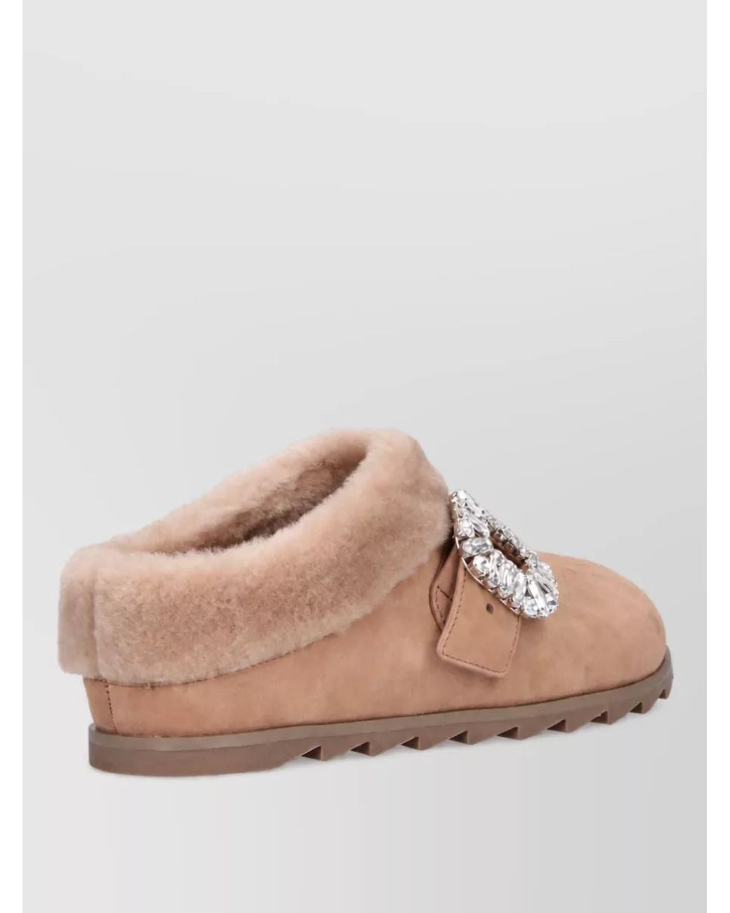 Roger Vivier Pink Leather Mules