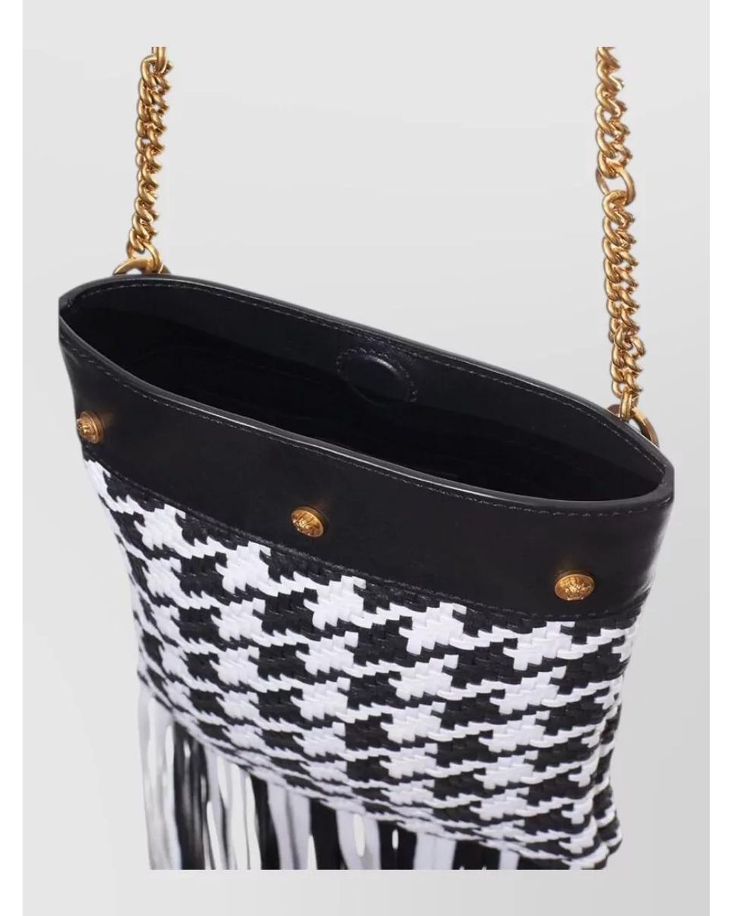 Versace White Na Leather Shoulder Bag