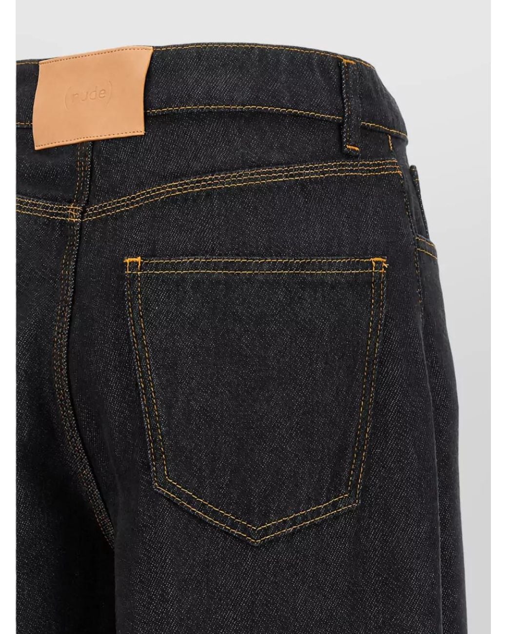 Nude Black Tilda Straight-Leg Jeans