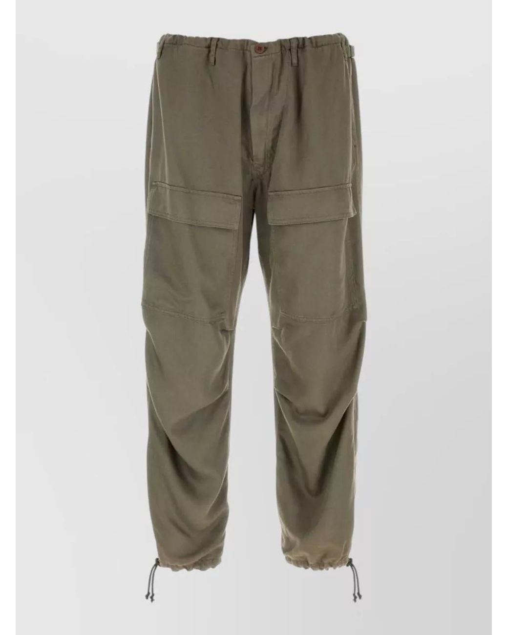 Magliano Green Lyocell Cargo Track Pants for men