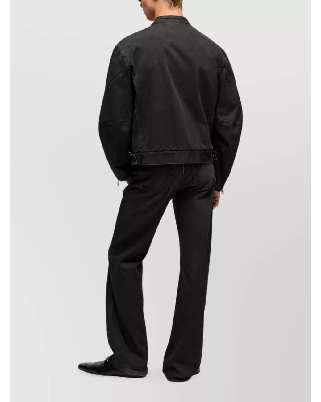 Gucci Black Denim Low-Rise Flared Jeans for men