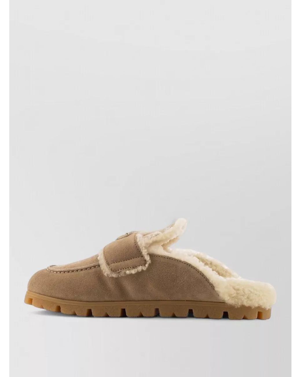 Prada Brown Leather Mules