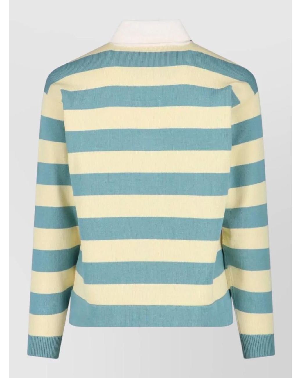 Gucci Blue Silk Polo Shirt for men