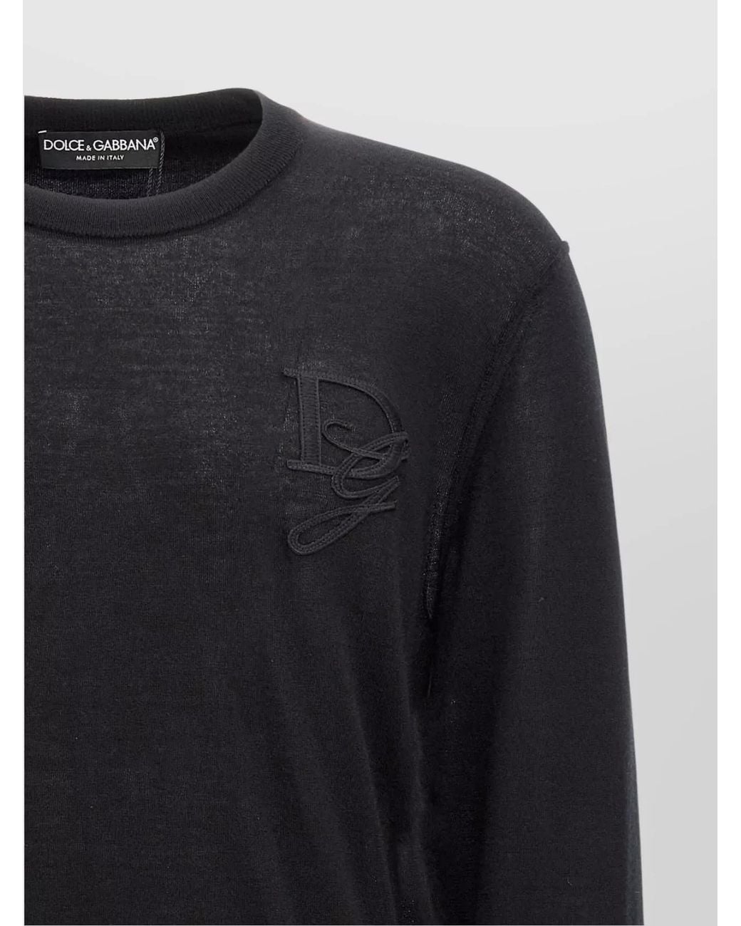 Dolce & Gabbana Blue Cashmere Jumper for men