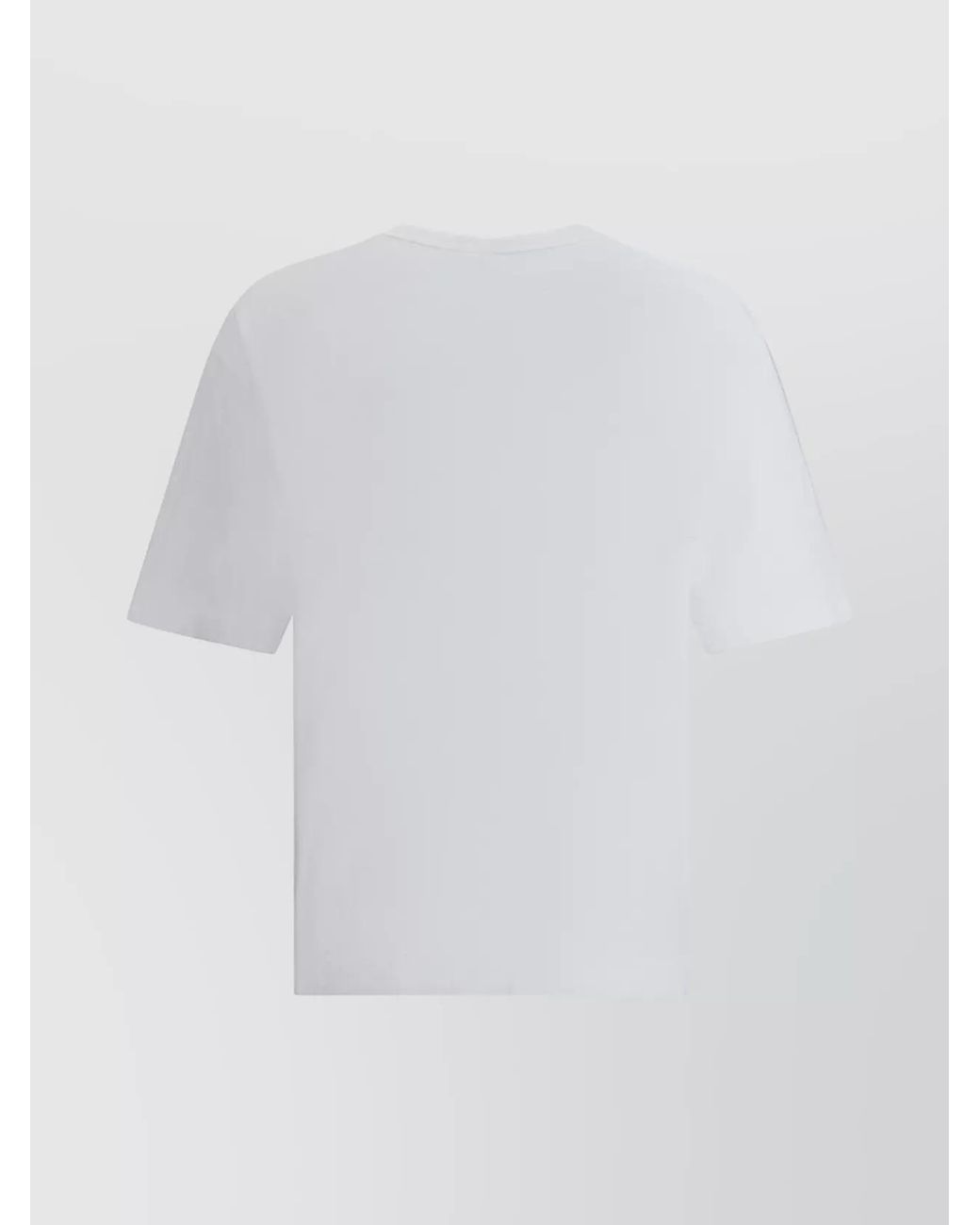 DSquared² Blue Cotton Relaxed Fit Logo Print T-Shirt for men