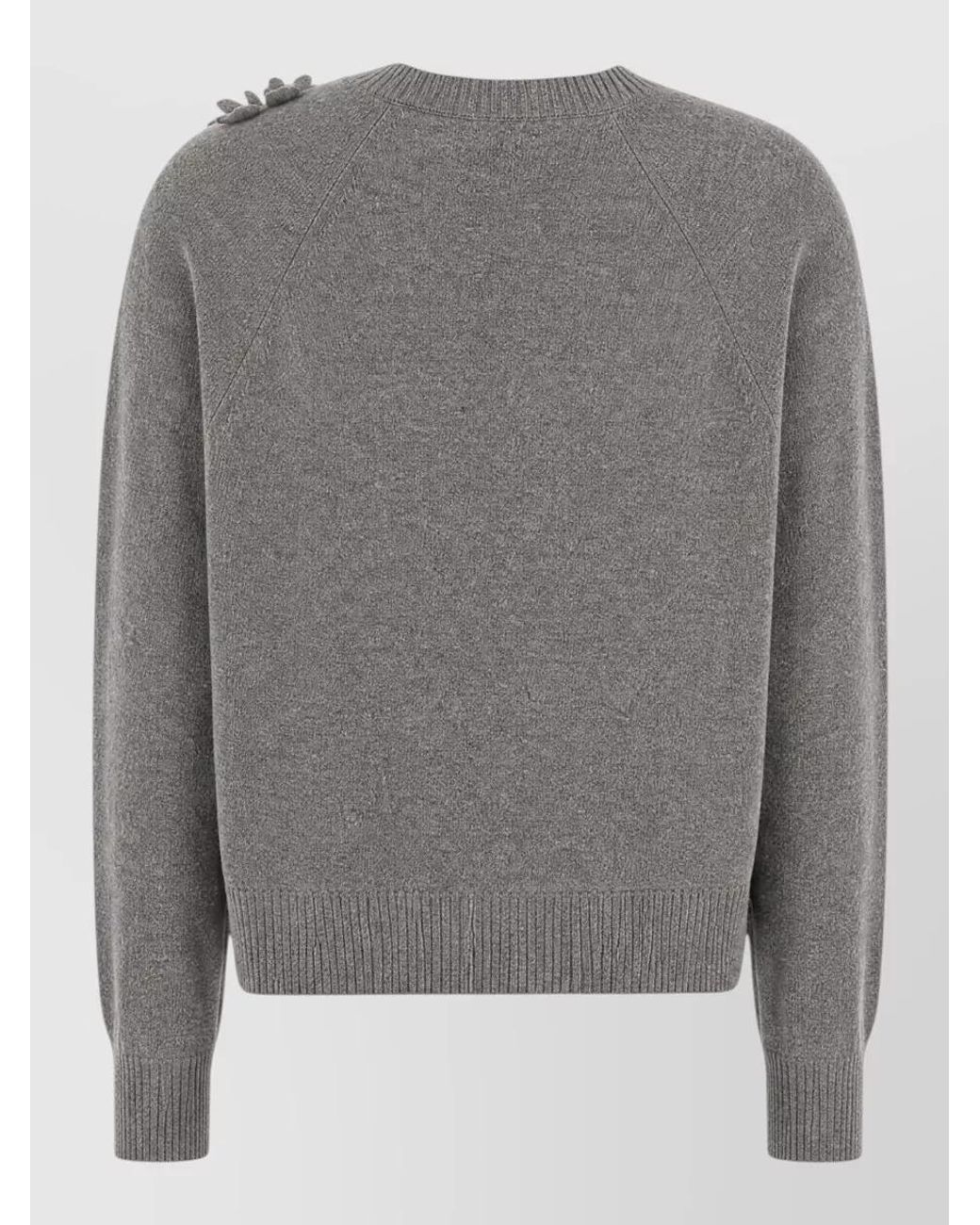 Alberta Ferretti Gray Virgin Wool Sweater
