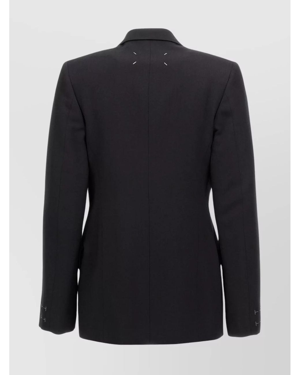 Maison Margiela Black Wool Double-Breasted Blazer