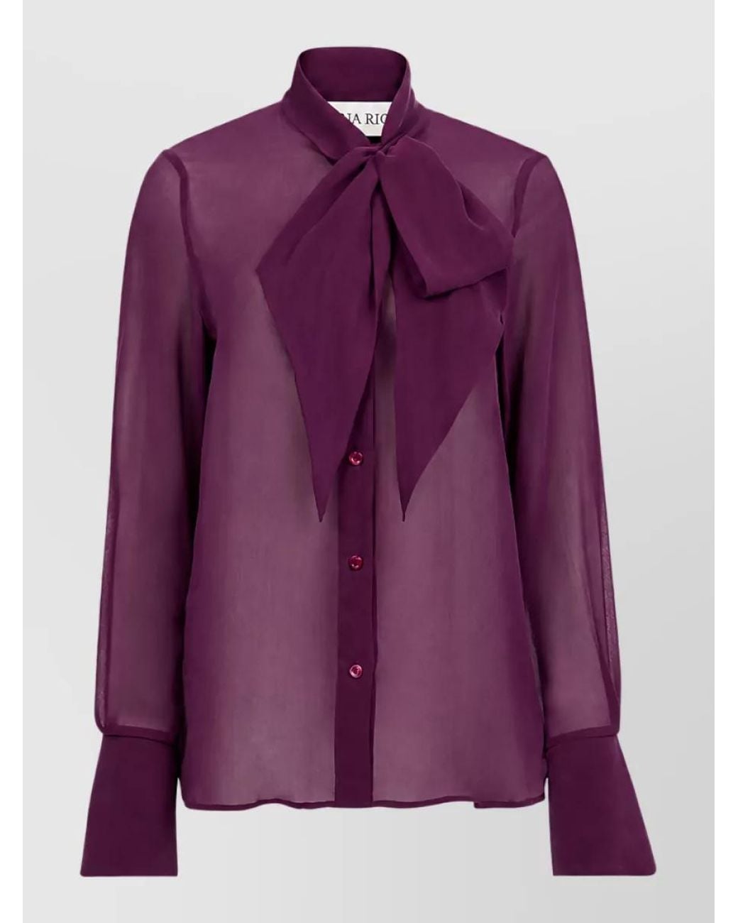 Nina Ricci Purple Silk Suit Jacket