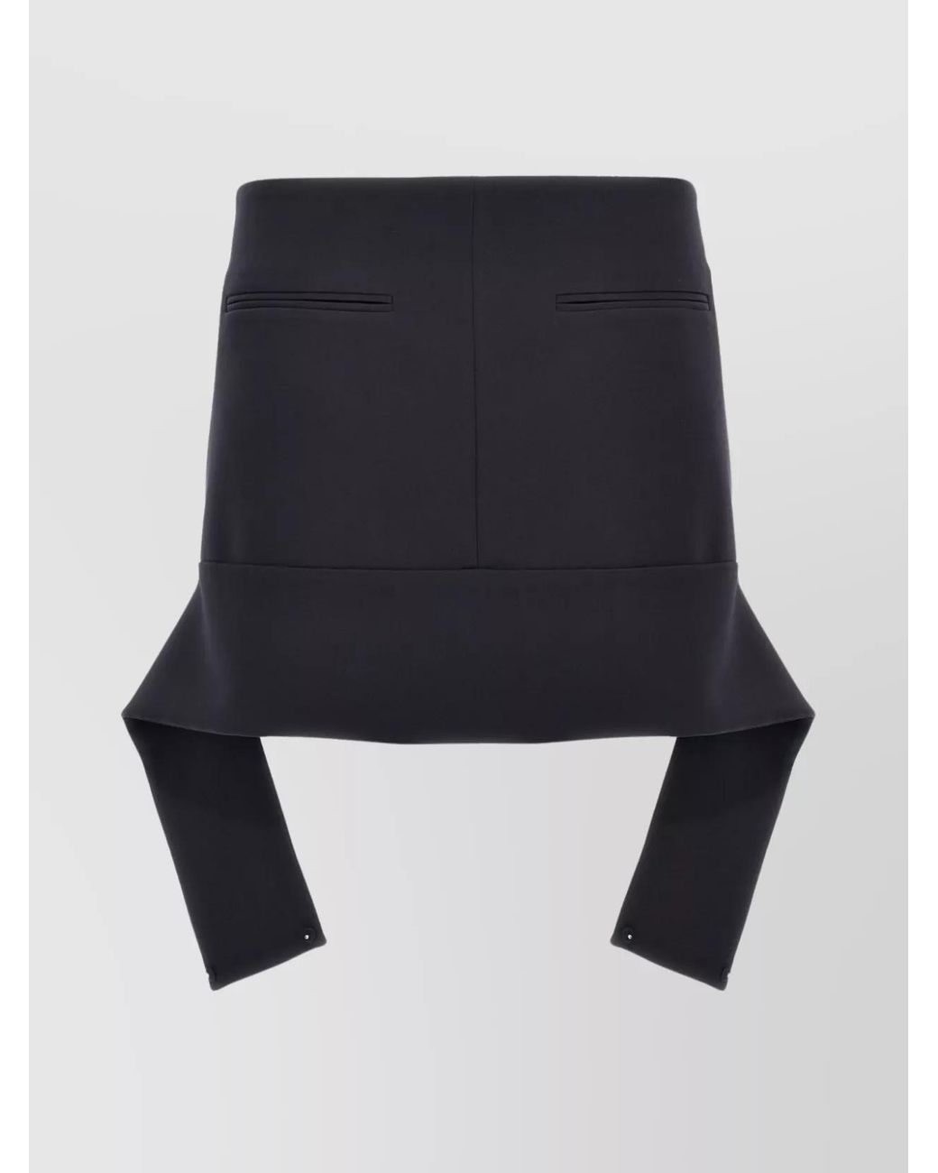 スカート COURREGES 'Reversed Belt Mini' skirt Blue Courreges Reversed Belt Mini Skirt in Blue | Lyst