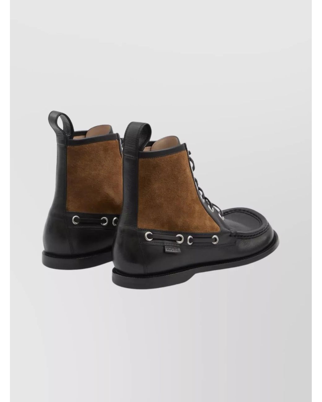 Loewe Multicolor Calfskin Leather Ankle Boots for men