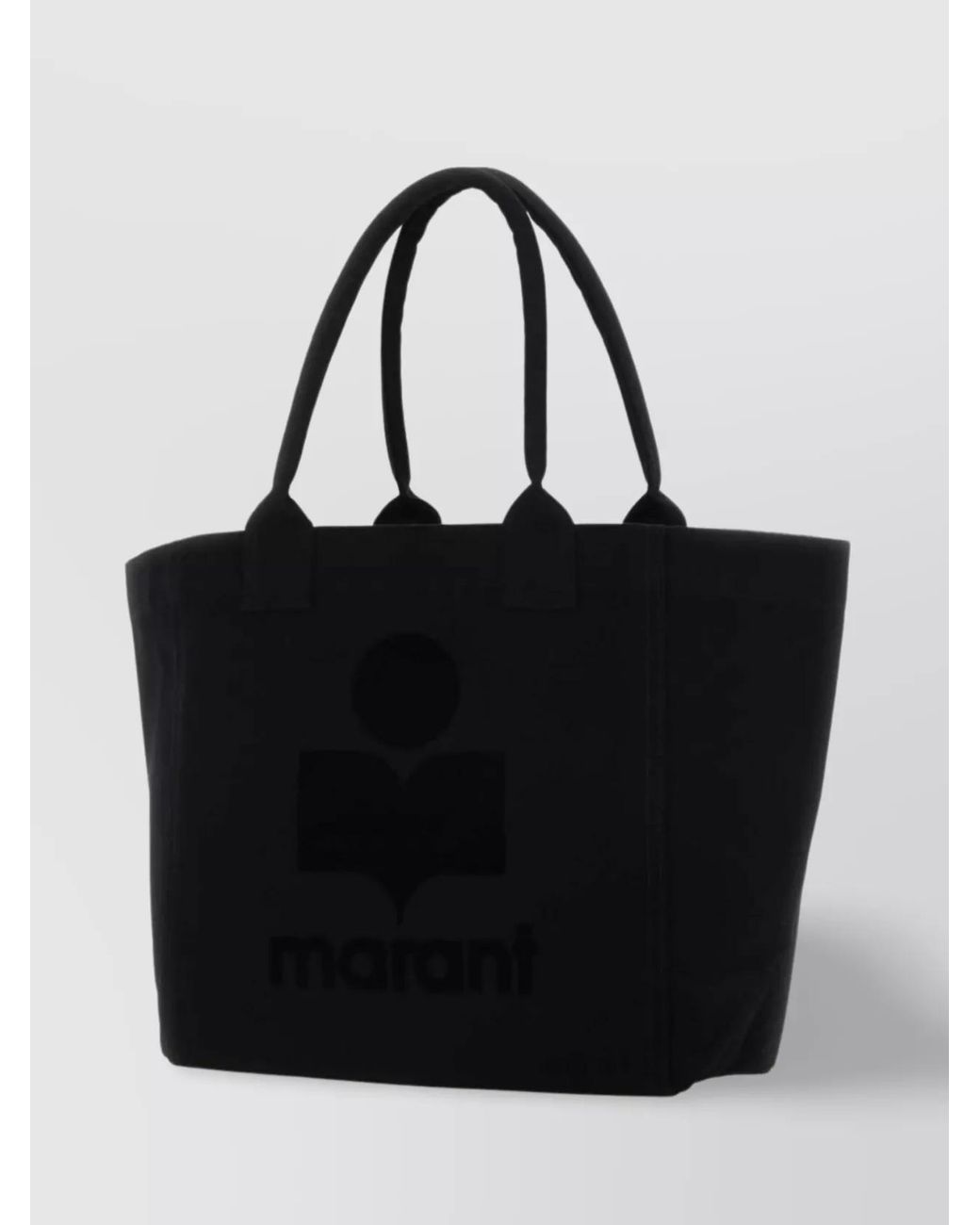 Isabel Marant Black Yenky Small Canvas Tote Bag