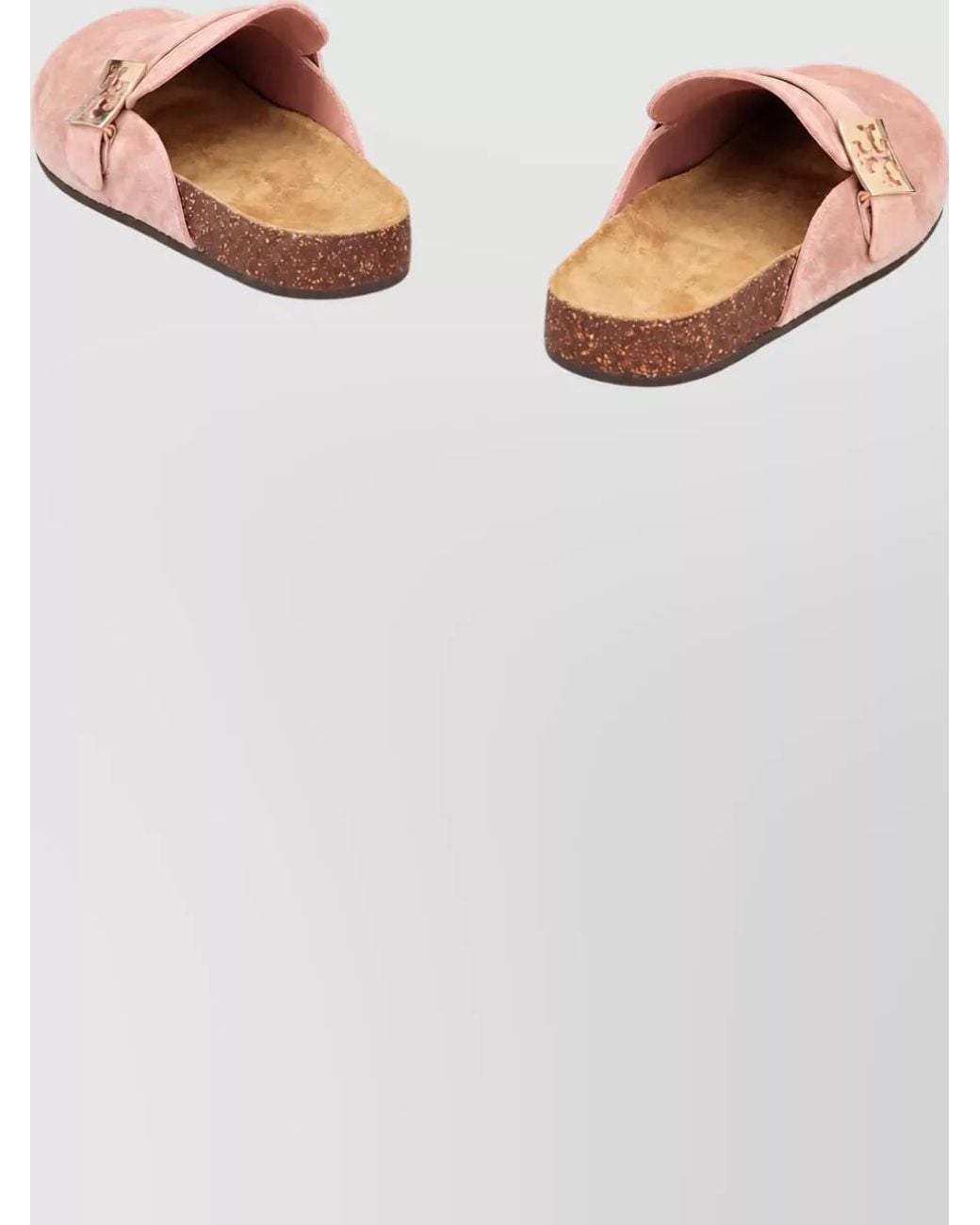 Tory Burch Pink Suede Mules
