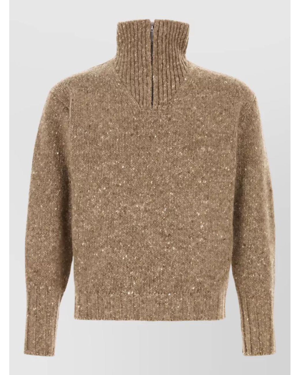 Auralee Brown Wool Jumper for men
