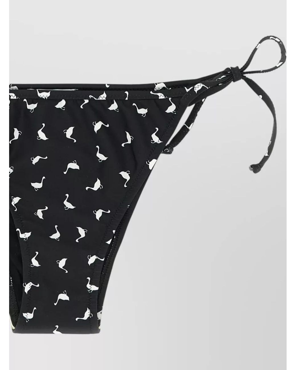 Moschino White Printed Bikini