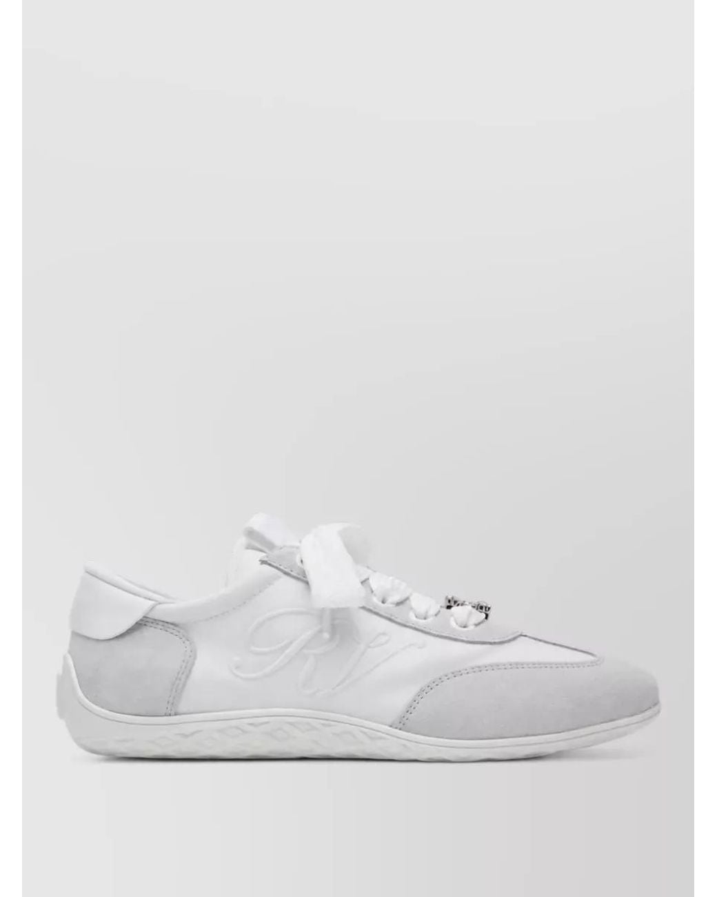 Roger Vivier White Low-Top Sneakers