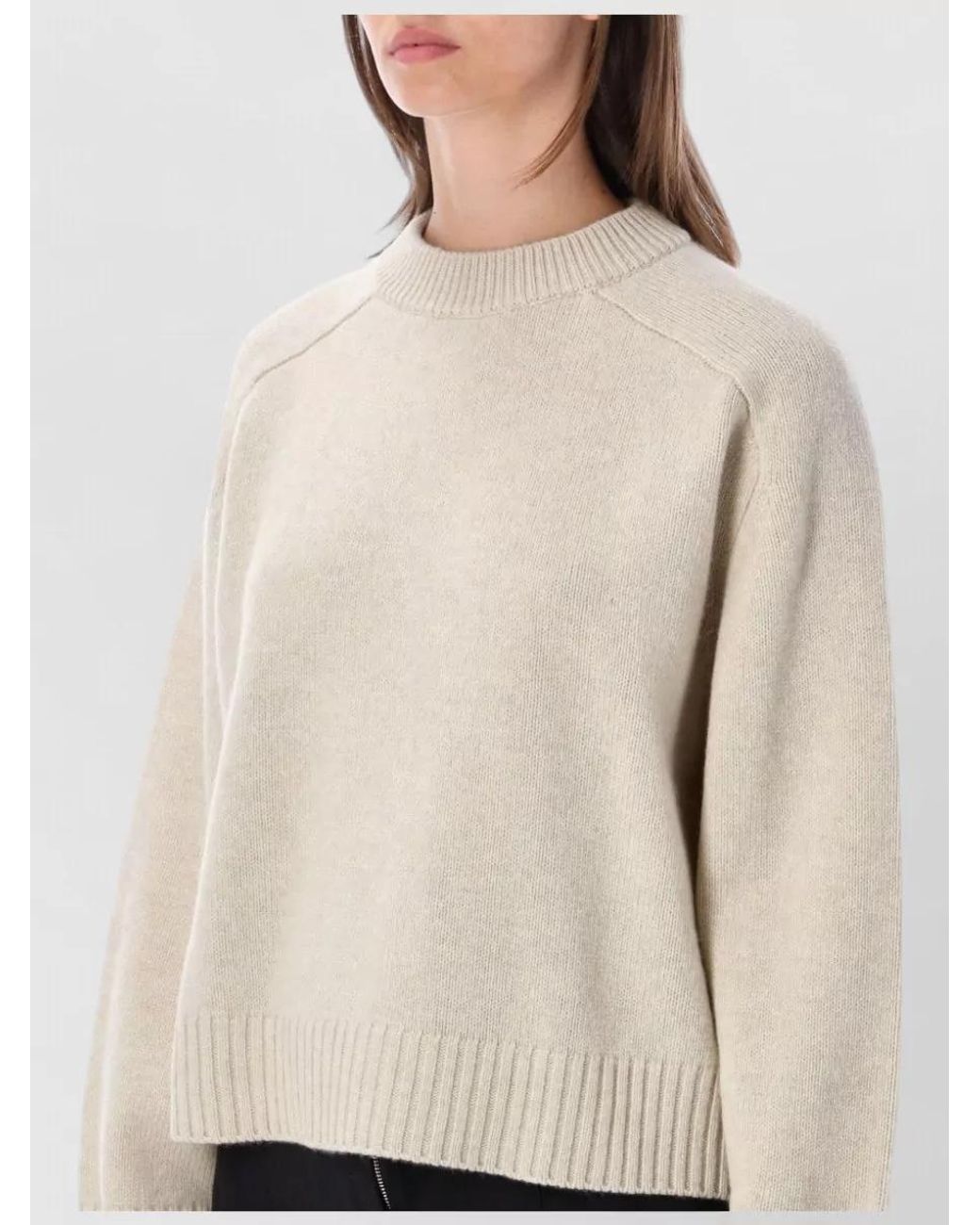 Soeur Natural Merino Wool Crewneck Sweater
