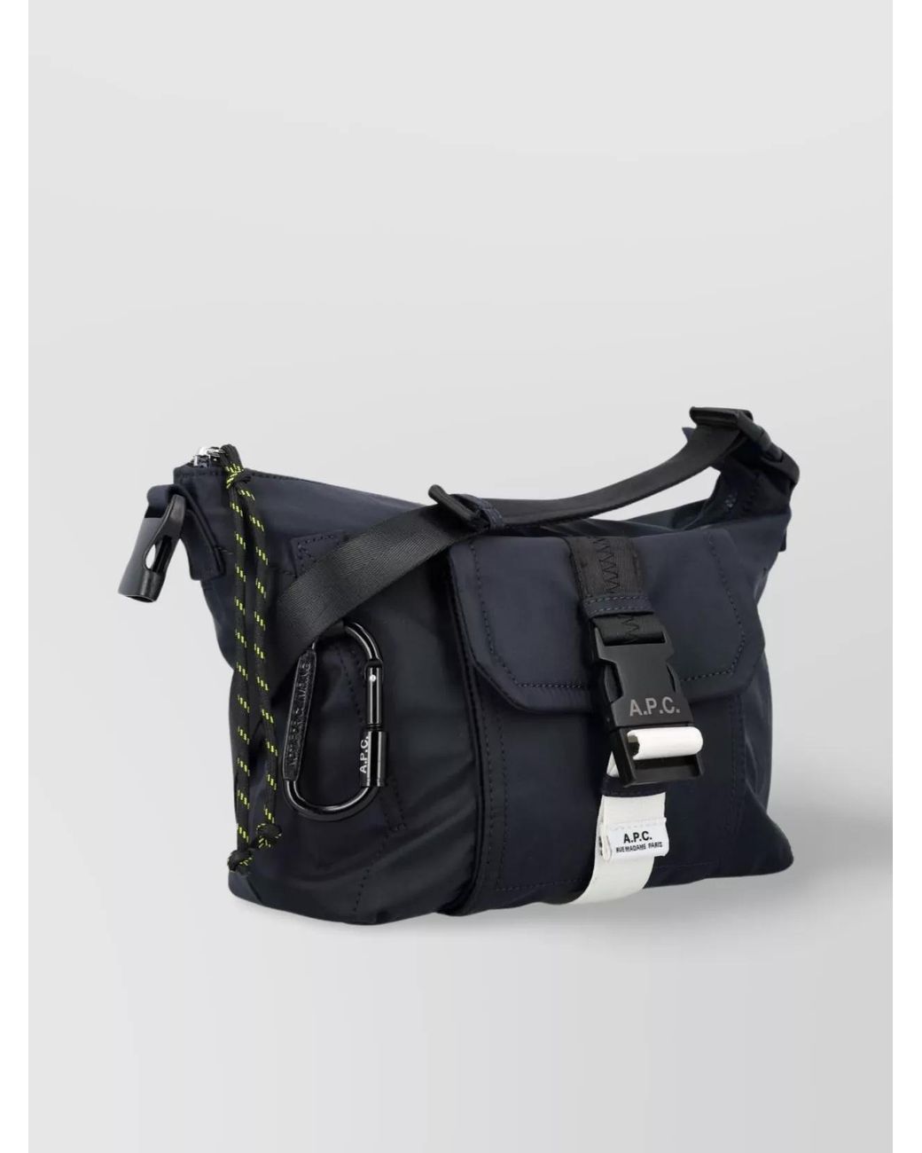 A.P.C. Blue Trek Adjustable Strap Messenger Bag for men