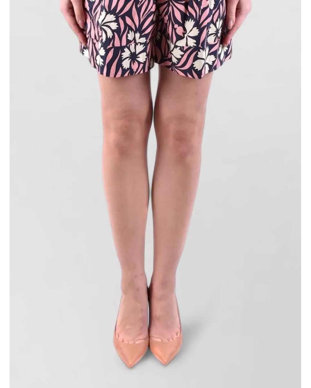 P.A.R.O.S.H. Multicolor Cotton Tailored Shorts