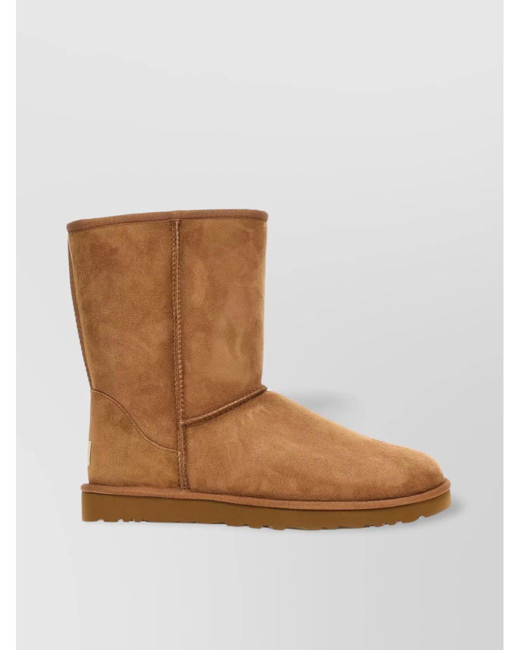 Ugg Brown Sheepskin Suede Ankle Boots