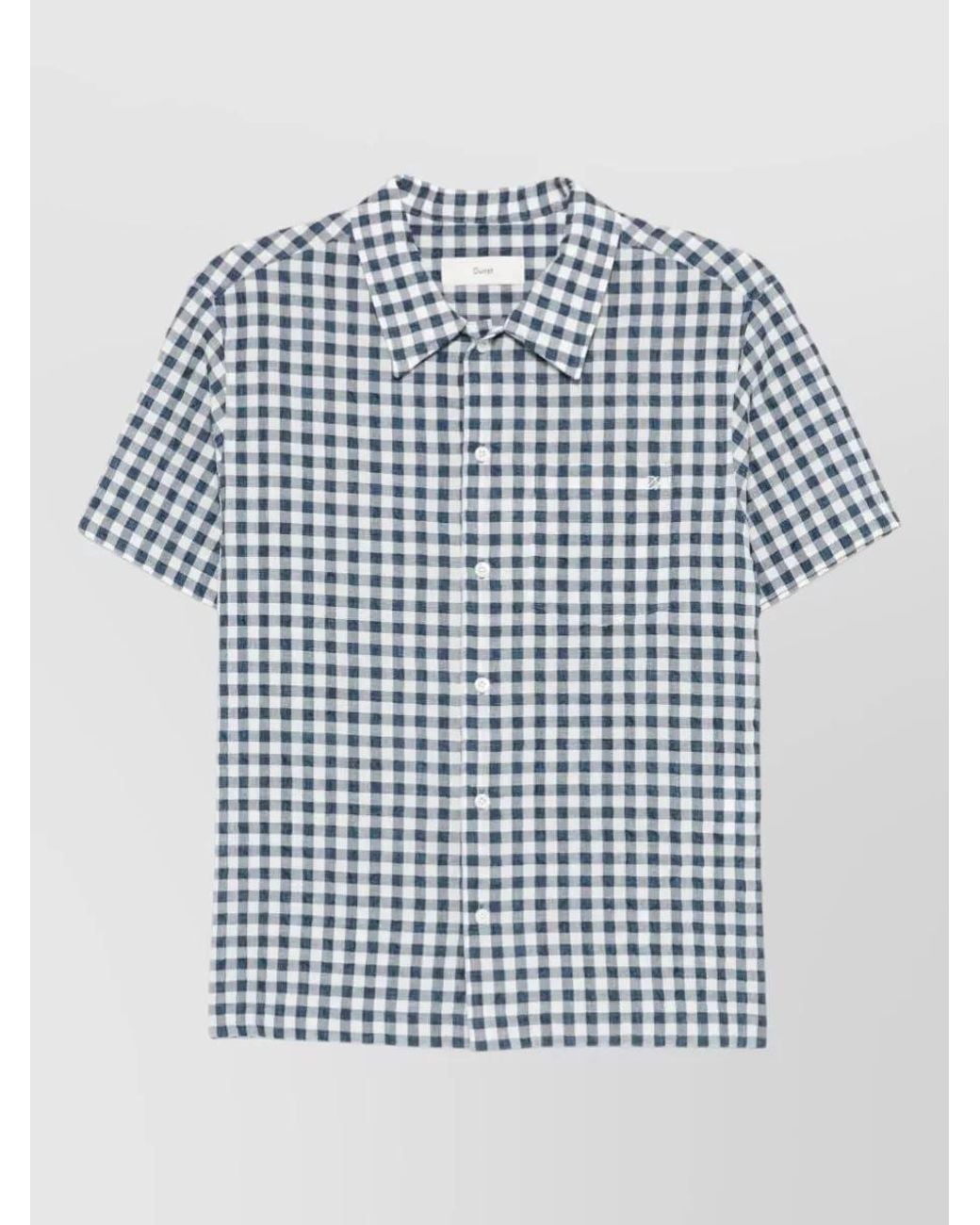 DUNST White Checked Shirt
