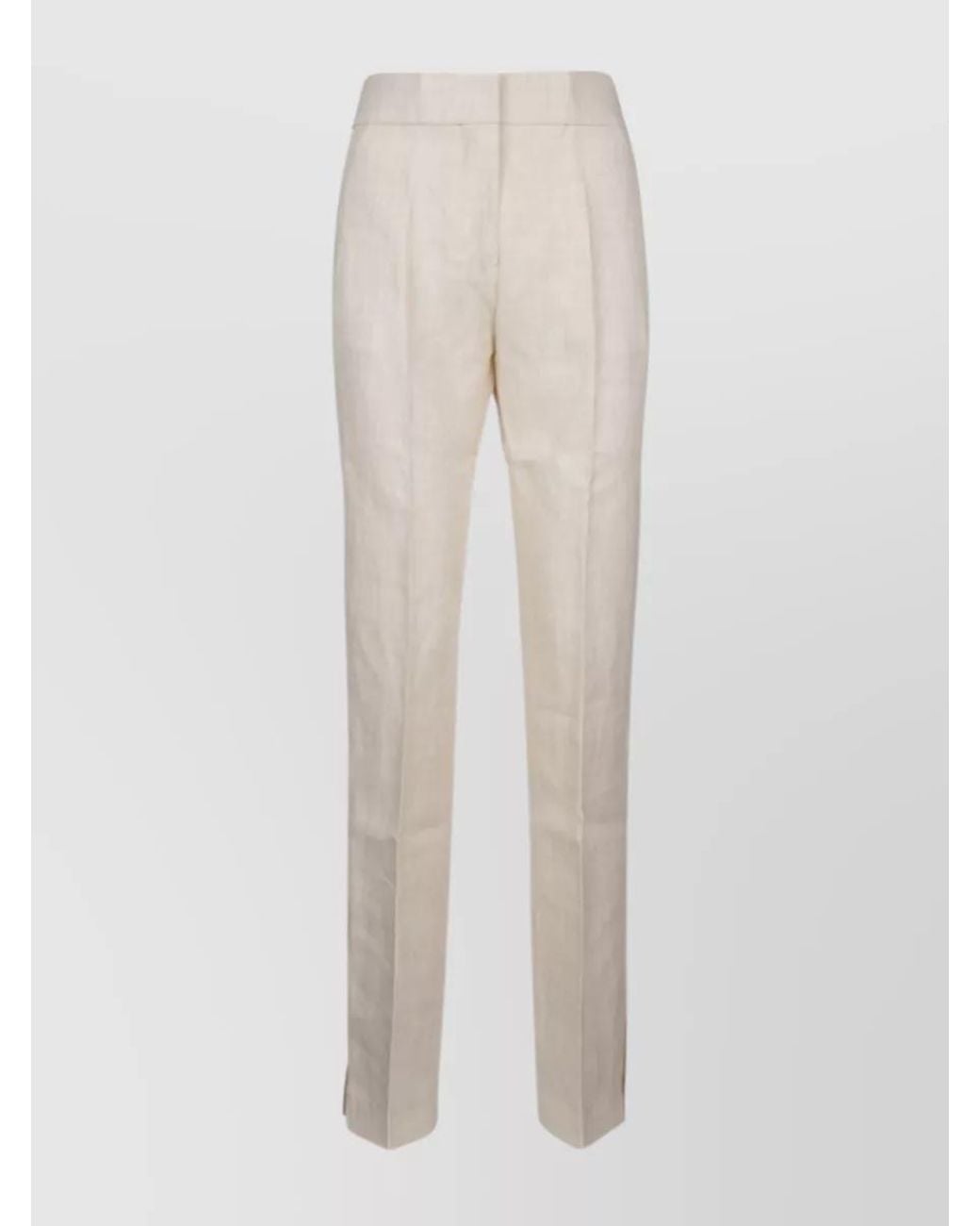 Jacquemus White Slim-Fit Tailored Trousers