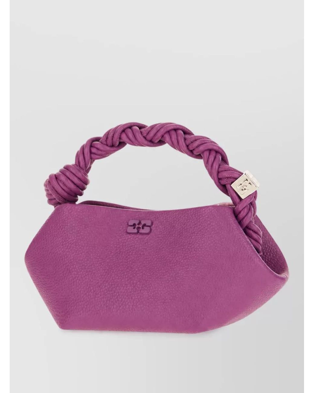 Ganni Purple Clutch Bag