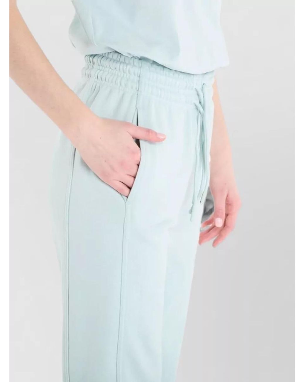 Adidas By Stella McCartney Blue Straight-Leg Trousers