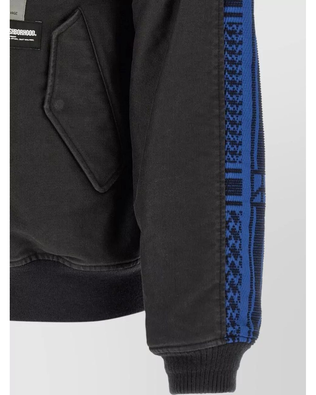 Yohji Yamamoto Black Cotton Printed Bomber Jacket for men
