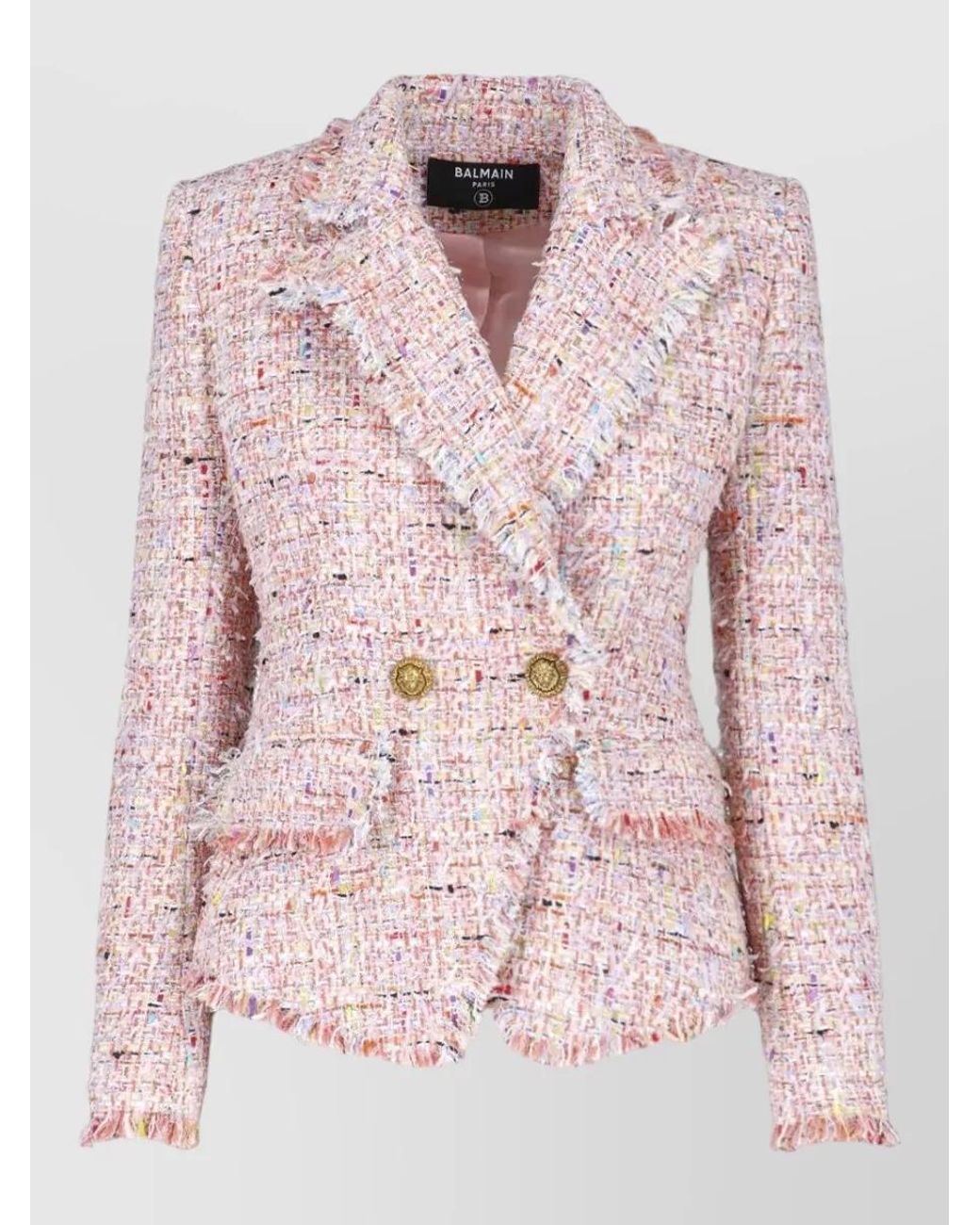 Balmain Pink Suit Jacket