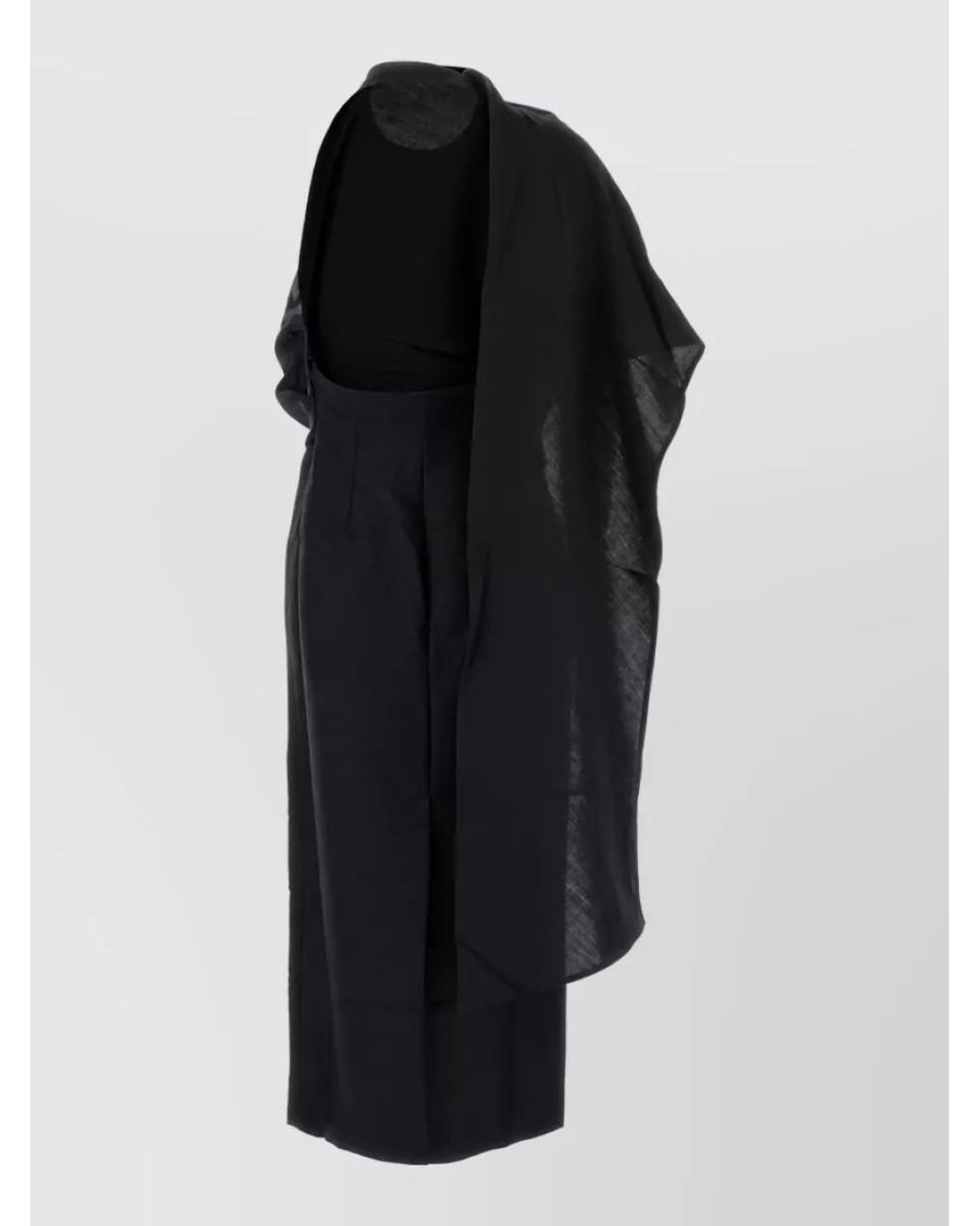 Rohe Black Gabardine Dress