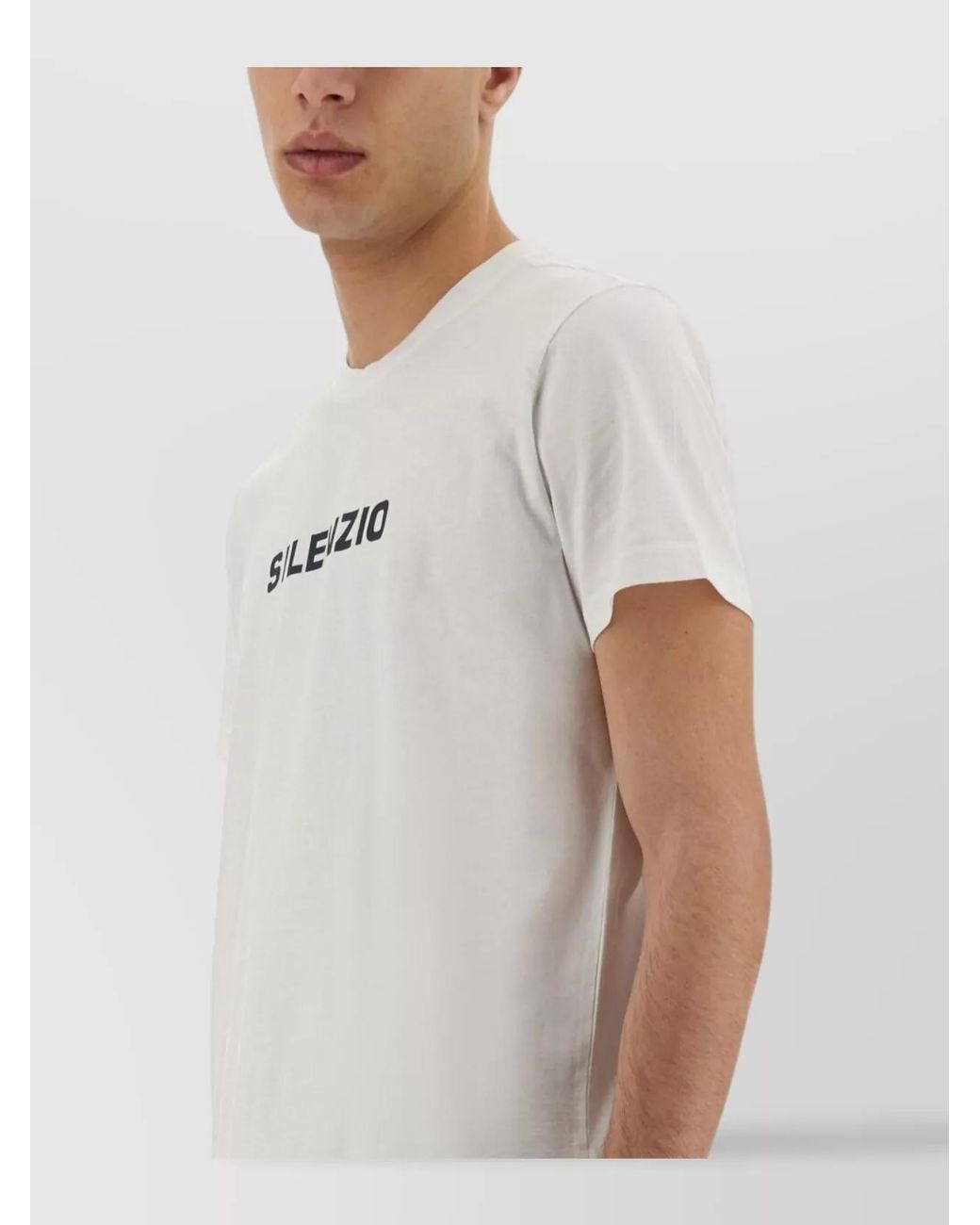 Aspesi White Silence Cotton T-Shirt for men