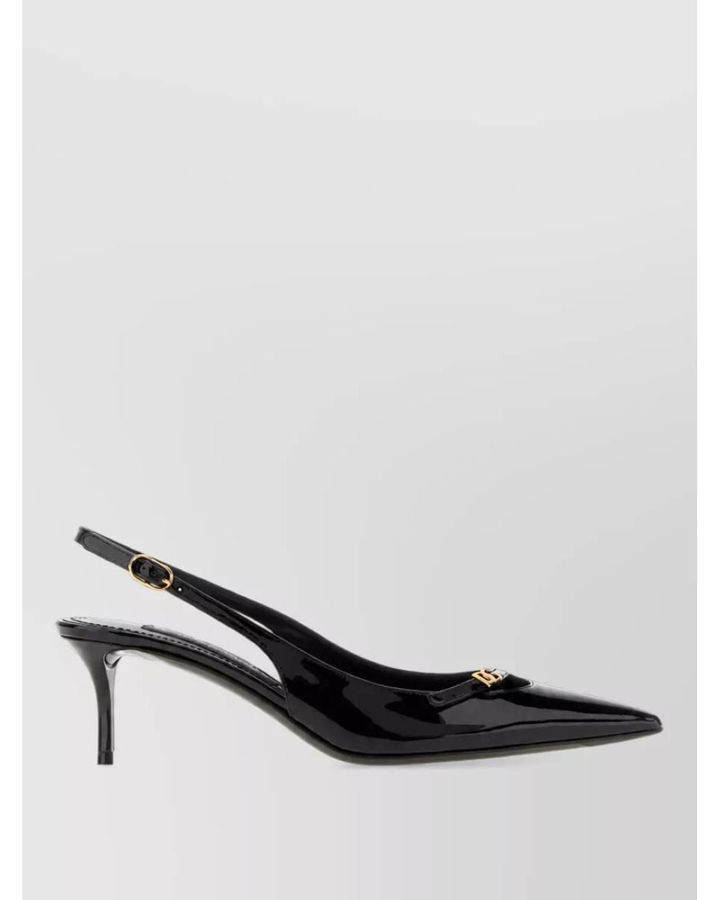 Dolce & Gabbana Black Leather Mules