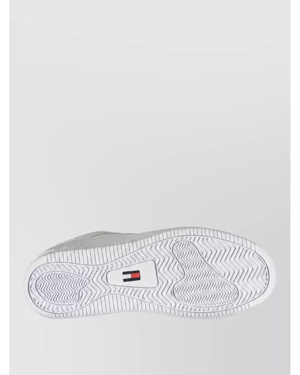 Tommy Hilfiger White Eco Leather Low-Top Sneakers