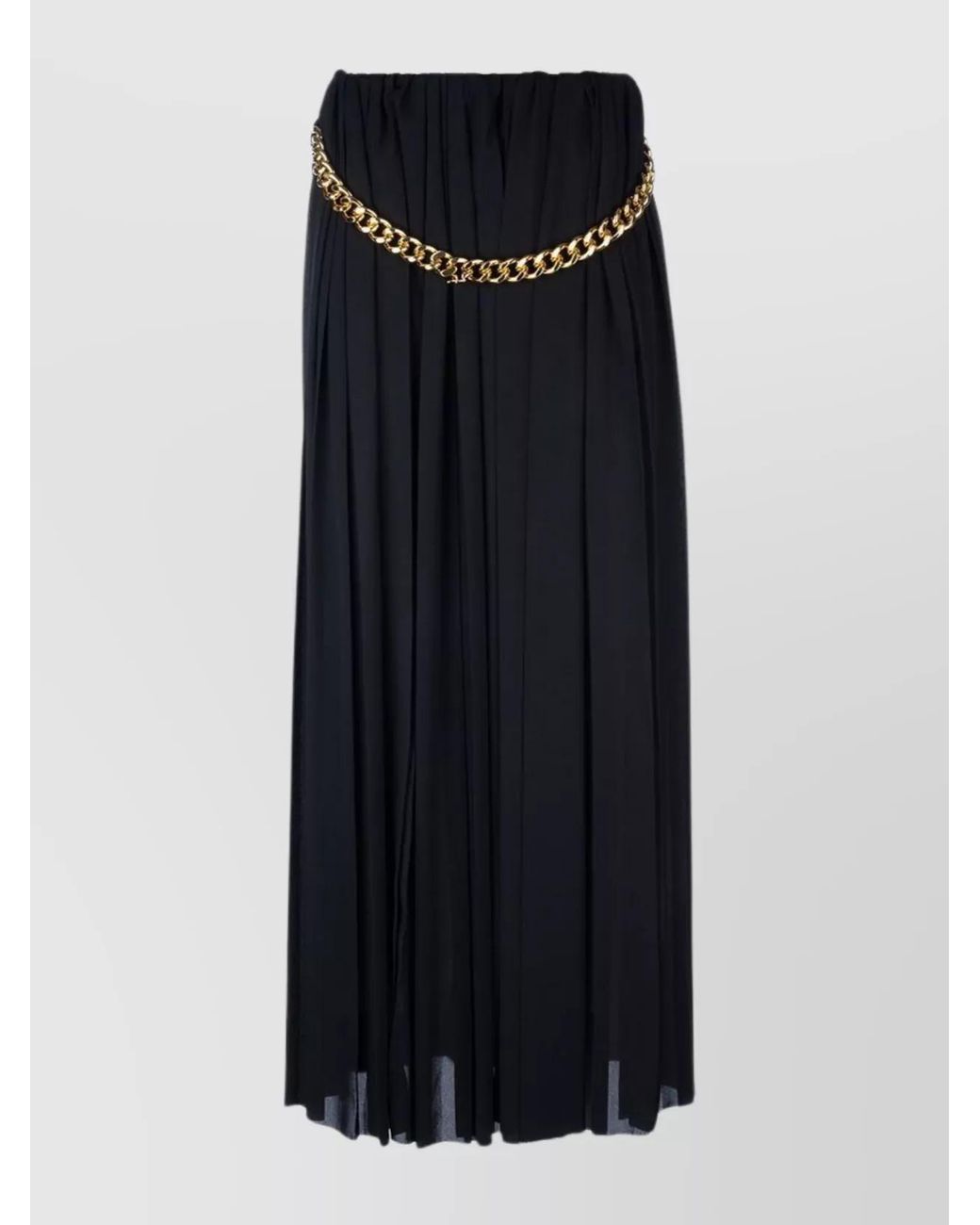 Balenciaga Black Pleated Skirt