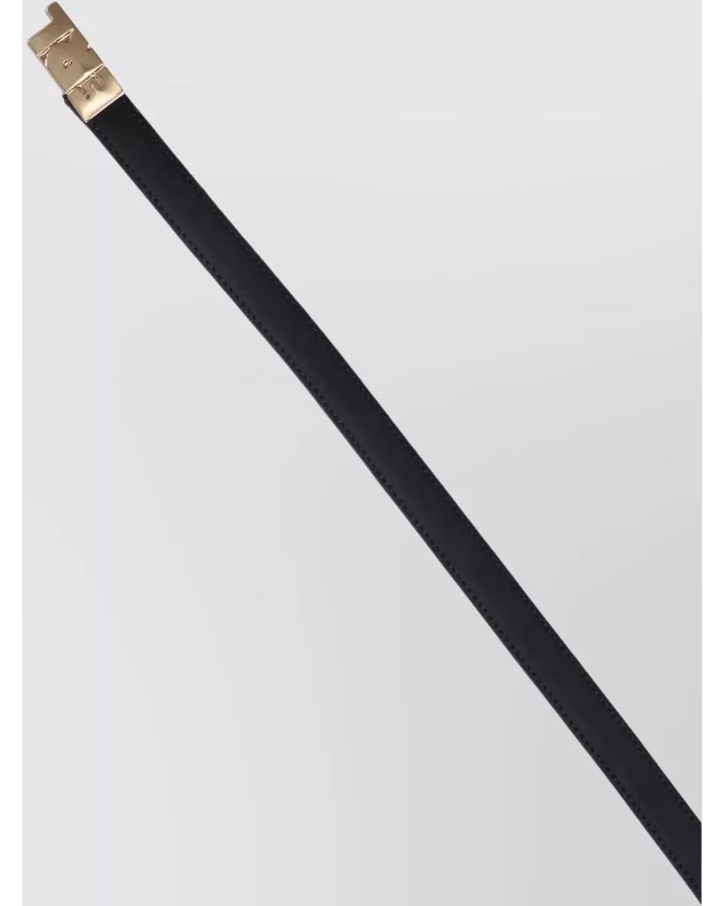 ERL White Leather Belt