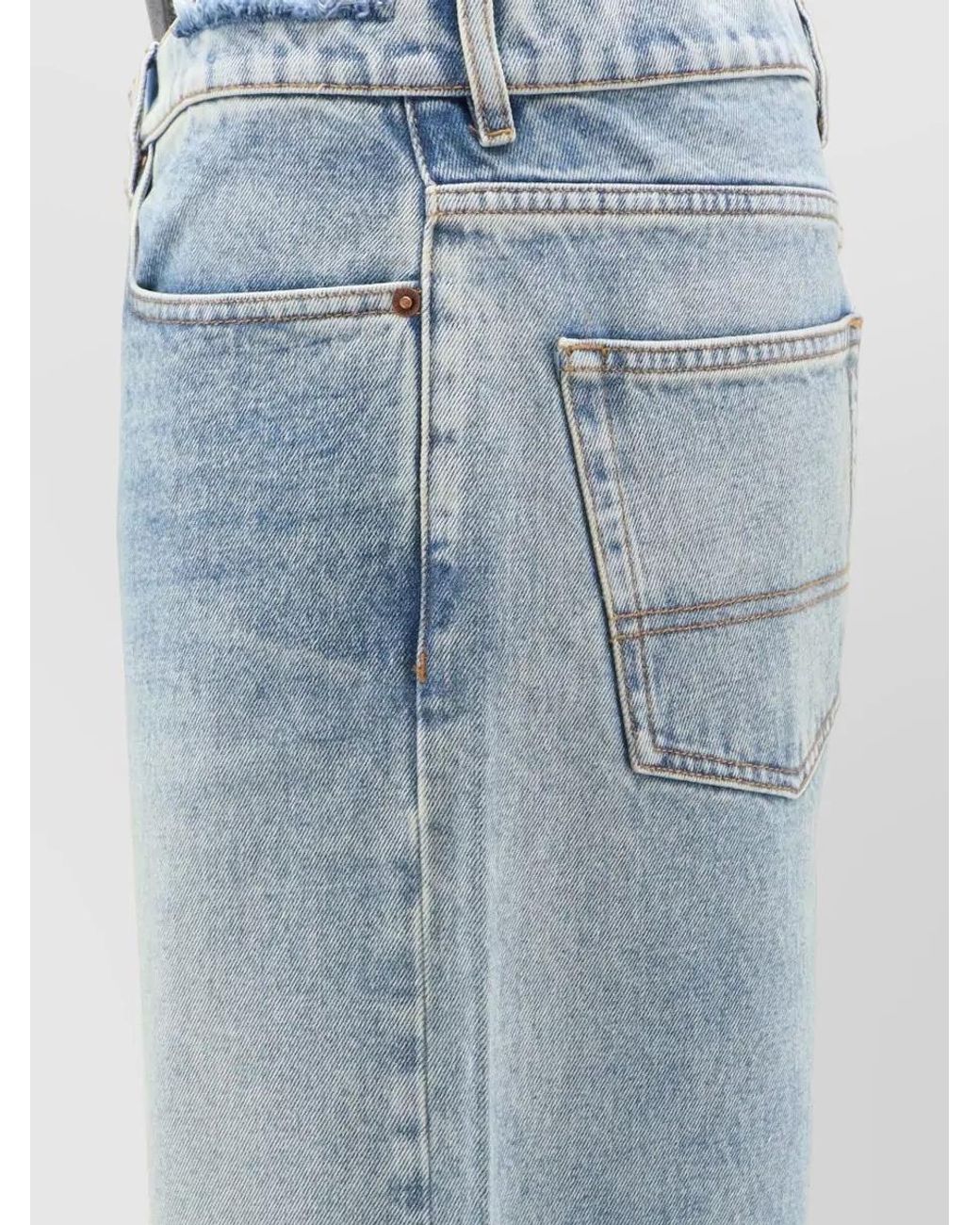 Golden Goose Deluxe Brand Blue Denim Straight-Leg Jeans for men