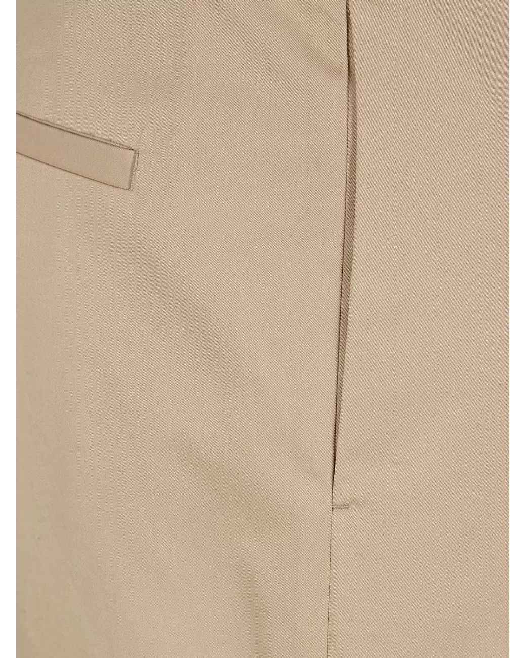 Jil Sander Natural Wide-Leg Trousers