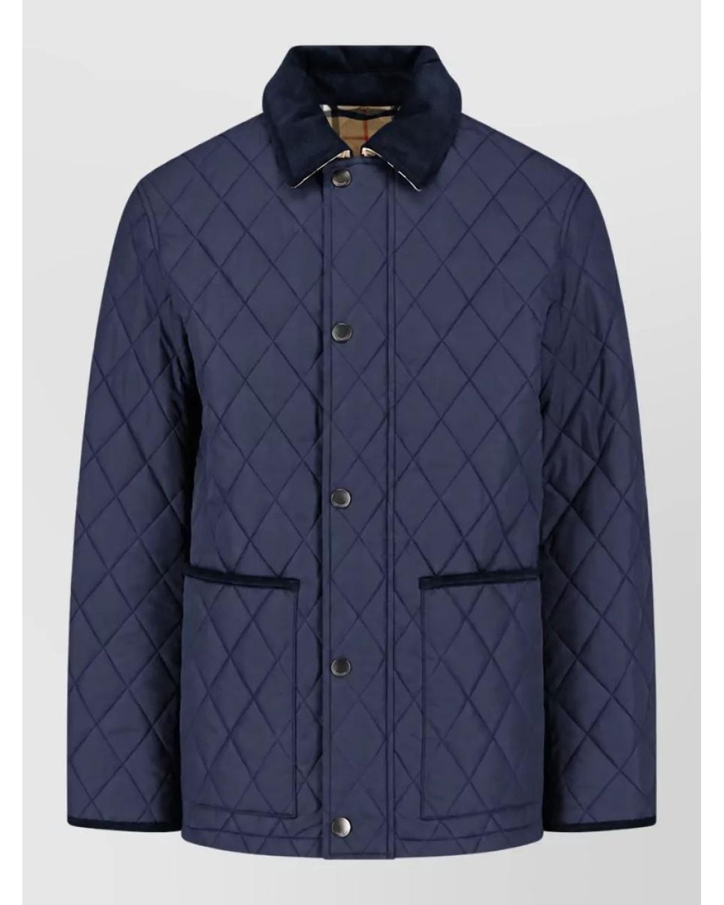 Burberry Blue Puffer Jacket for men