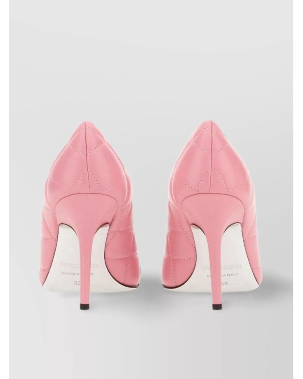 DSquared² Pink Quilted Leather Pumps