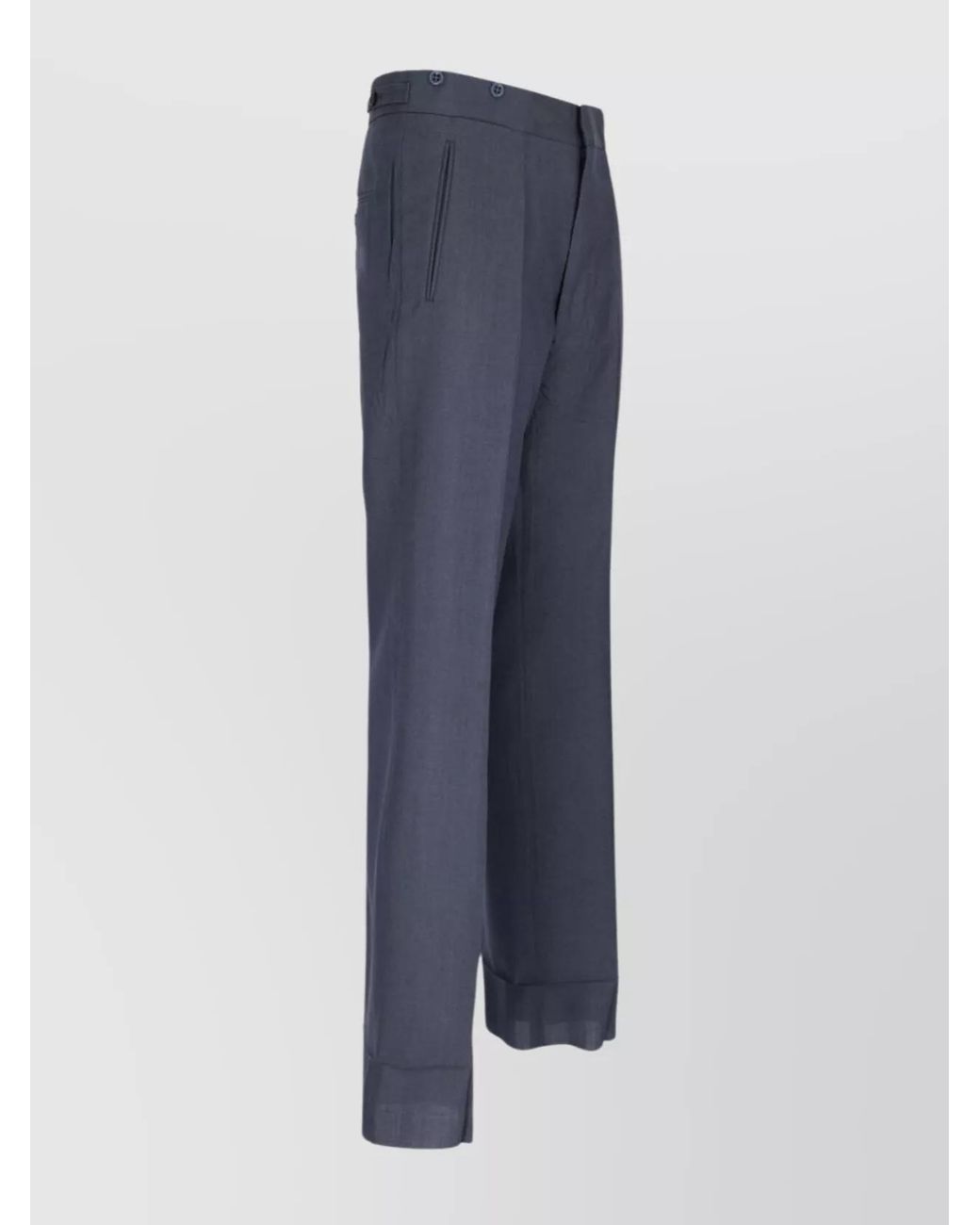 Prada Blue Tailored Straight-Leg Trousers for men