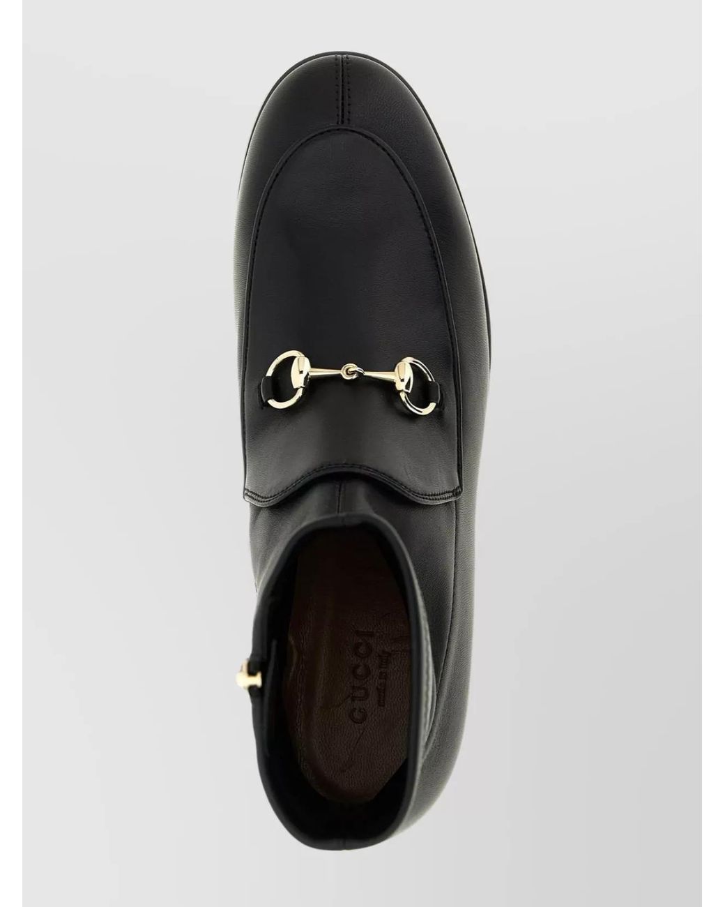 Gucci Black Leather Ankle Boots