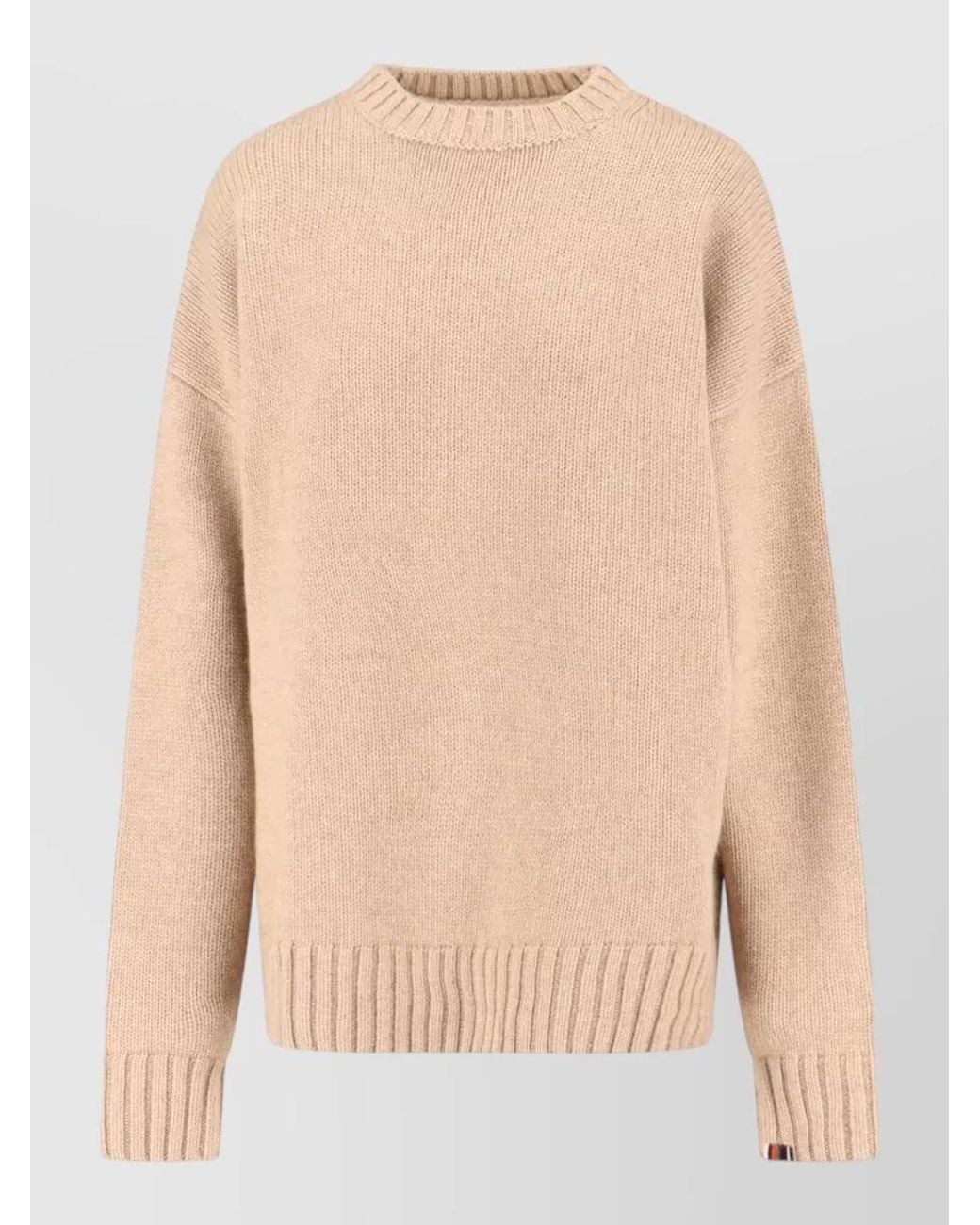 Extreme Cashmere Natural Cashmere Crewneck Sweatshirt