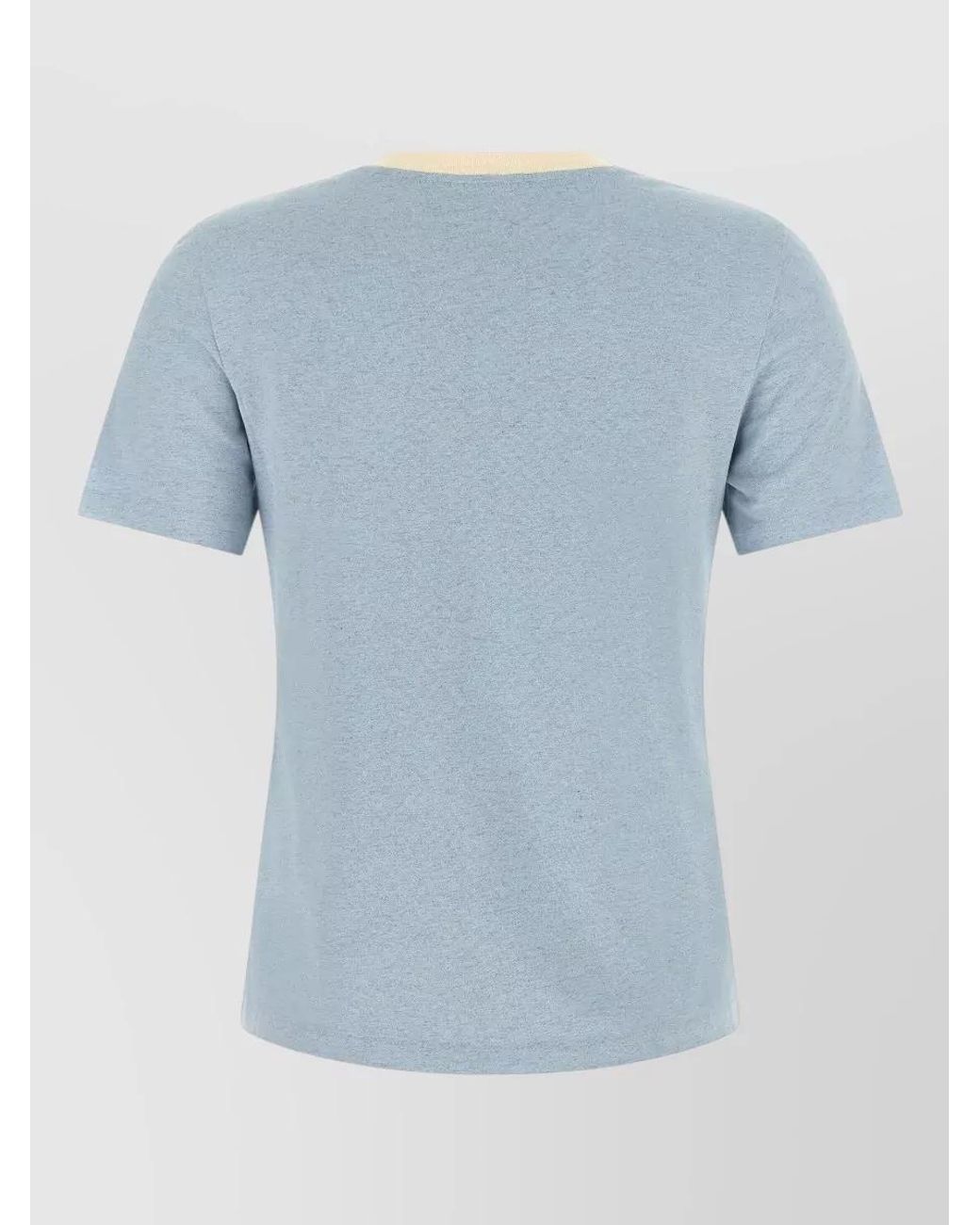Chloé Blue Cotton Logo Print T-Shirt