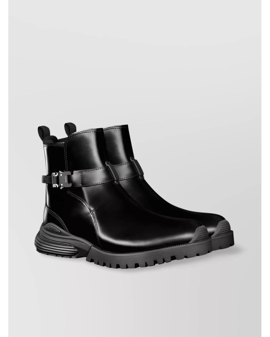 Dior Black Leather Boots for men