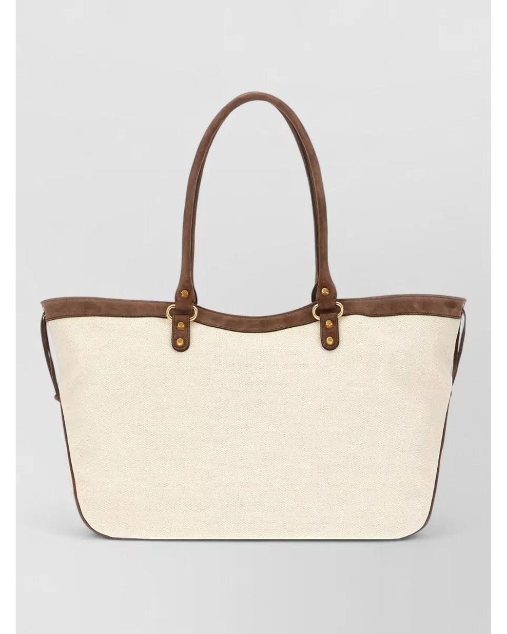 Balenciaga Natural Le City Medium Linen Suede Tote Bag