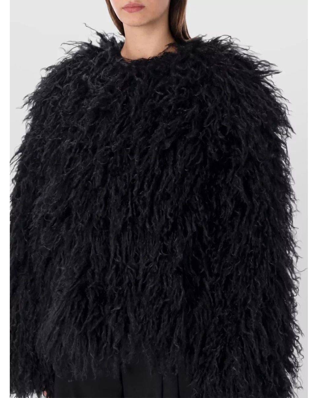 Goldbergh Black Faux Fur Coat