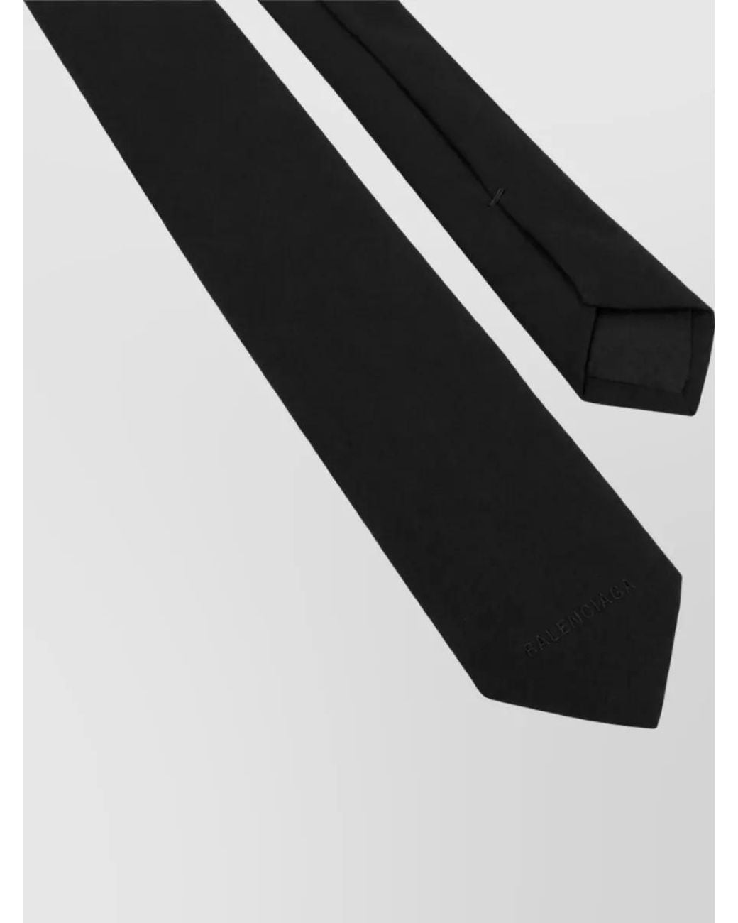 Balenciaga White Wool Tie for men